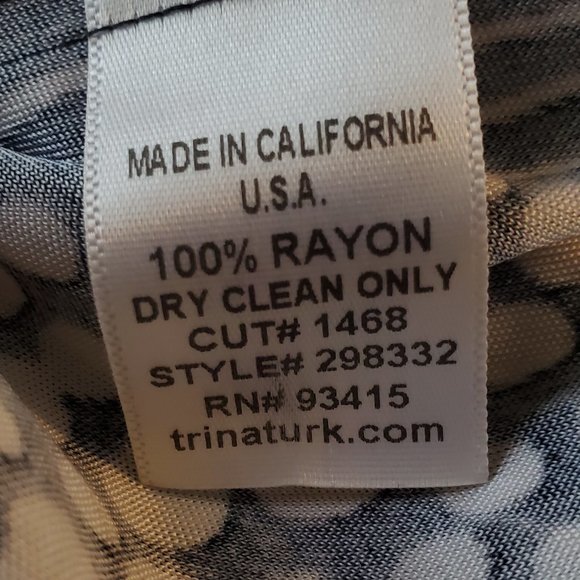 TRINA TURK Mock Turtleneck Drapey Sheath Dress Size 2 - Picture 9 of 9